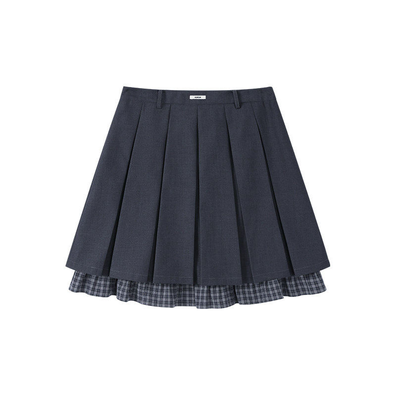 

Повседневная короткая юбка женская серая KIRSH, серый