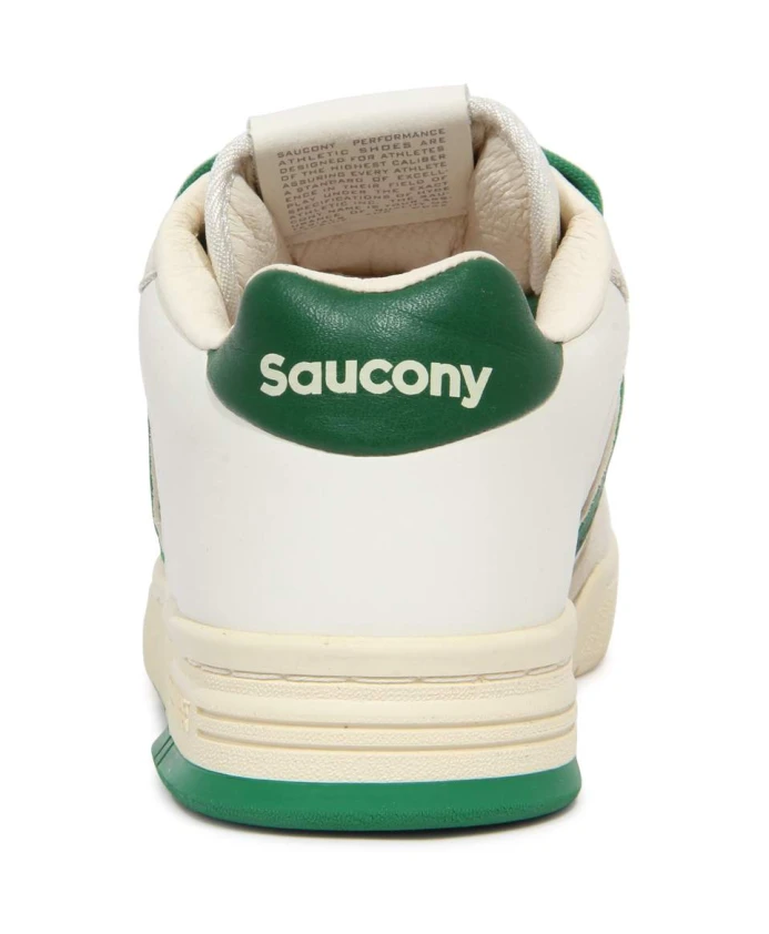 Низкие бежево-зеленые кроссовки Sonic Saucony, мультиколор — фото 4