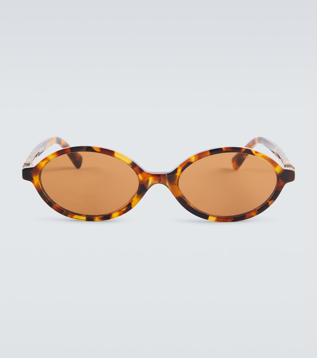 

Miu Regard овальные солнцезащитные очки Miu Miu
