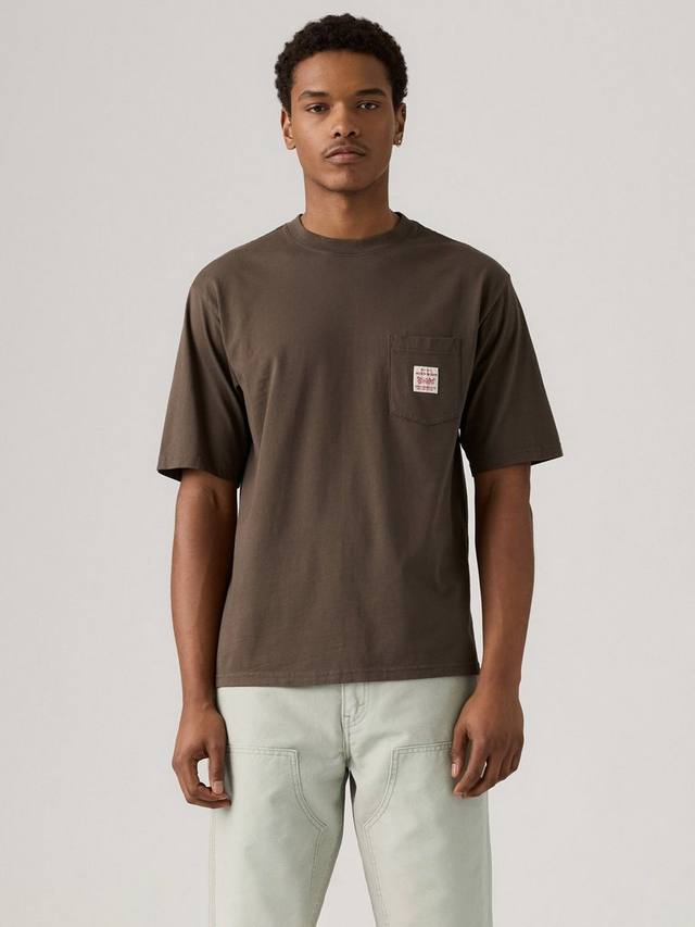 

Бракен хлопковая футболка с коротким рукавом в стиле workwear Levi's, Bracken