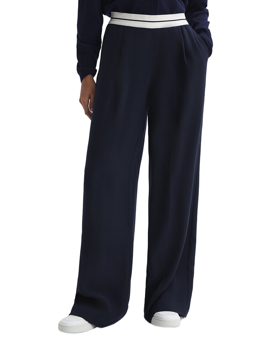 

Брюки Reiss Abigail Stripe Waistband, темно-синий