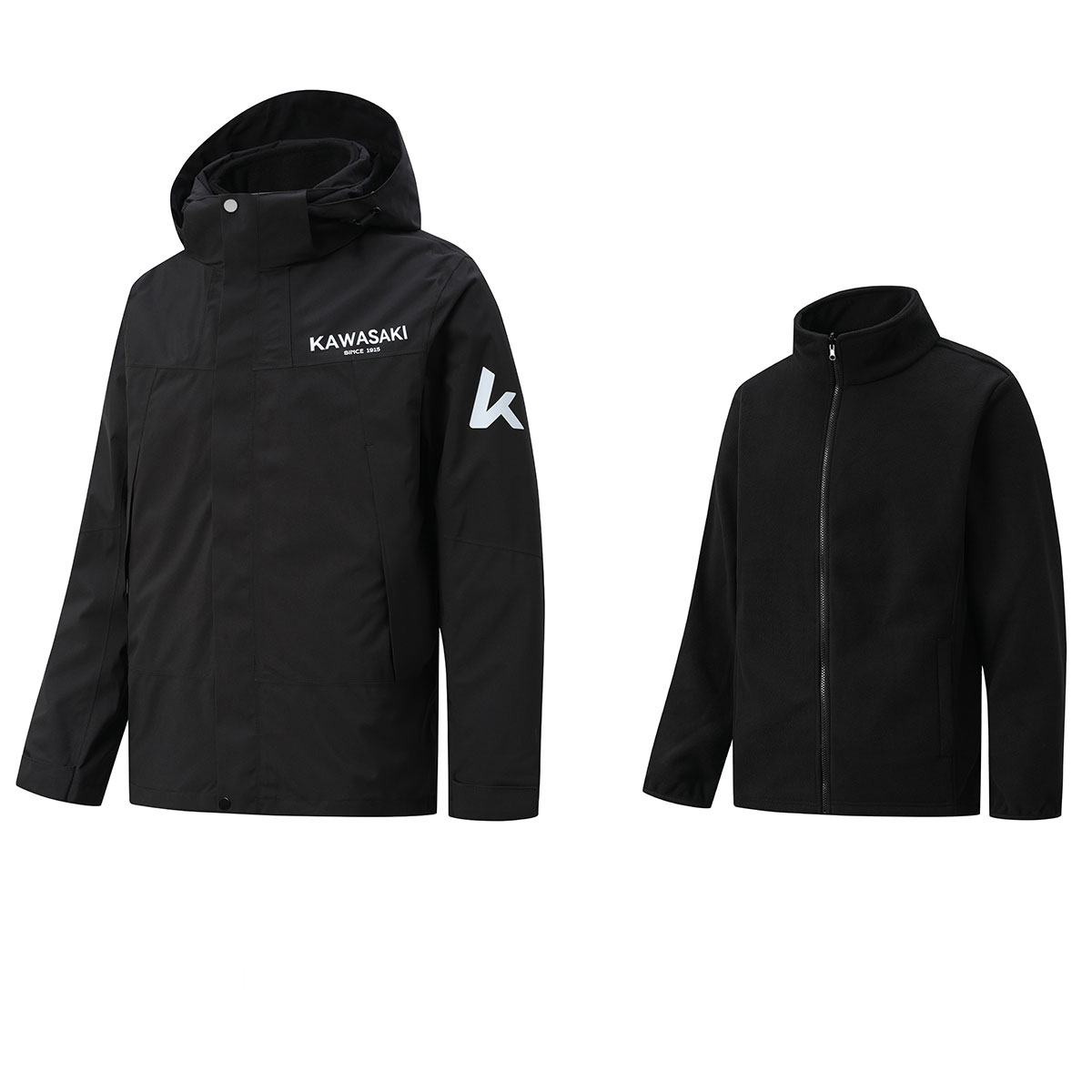 

Ветровка Unisex Kawasaki, коричневая