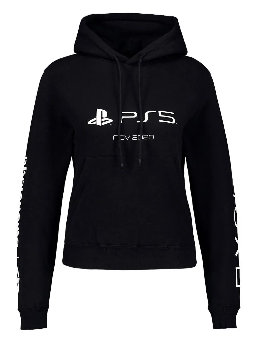 

Толстовка с капюшоном и логотипом Playstation BALENCIAGA, черный