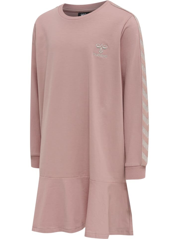 Платье Hummel Dress L/S Hmlevelyn Mädchen, цвет WOODROSE — фото 4