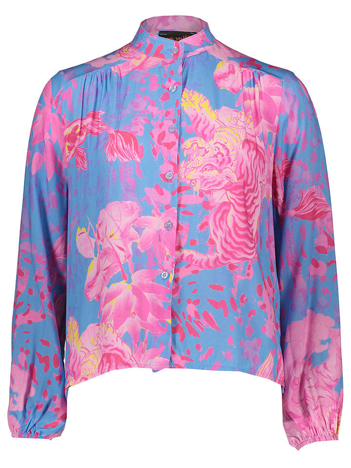 

Блузка miss goodlife, цвет blau/pink