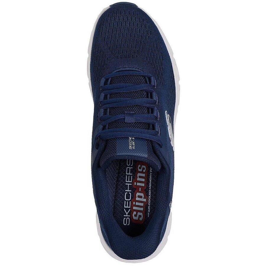 Кроссовки Skechers Glide-step Pro - Elron, синие, мужские — фото 2