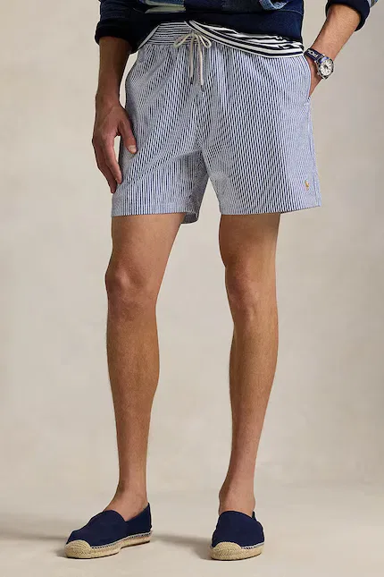 Плавки модель из хлопка Polo Ralph Lauren, синий — фото 2