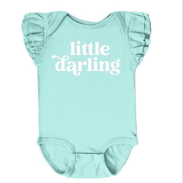

Боди с рукавами-крылышками Little darling The Juniper Shop, Seafoam