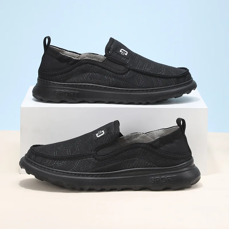 TAIHEYUAN Мужские повседневные туфли low top черные/хаки — фото 4