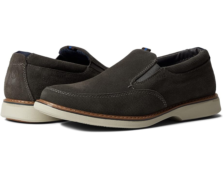 

Лоферы Nunn Bush Otto Plain Toe Slip-On, цвет Gray