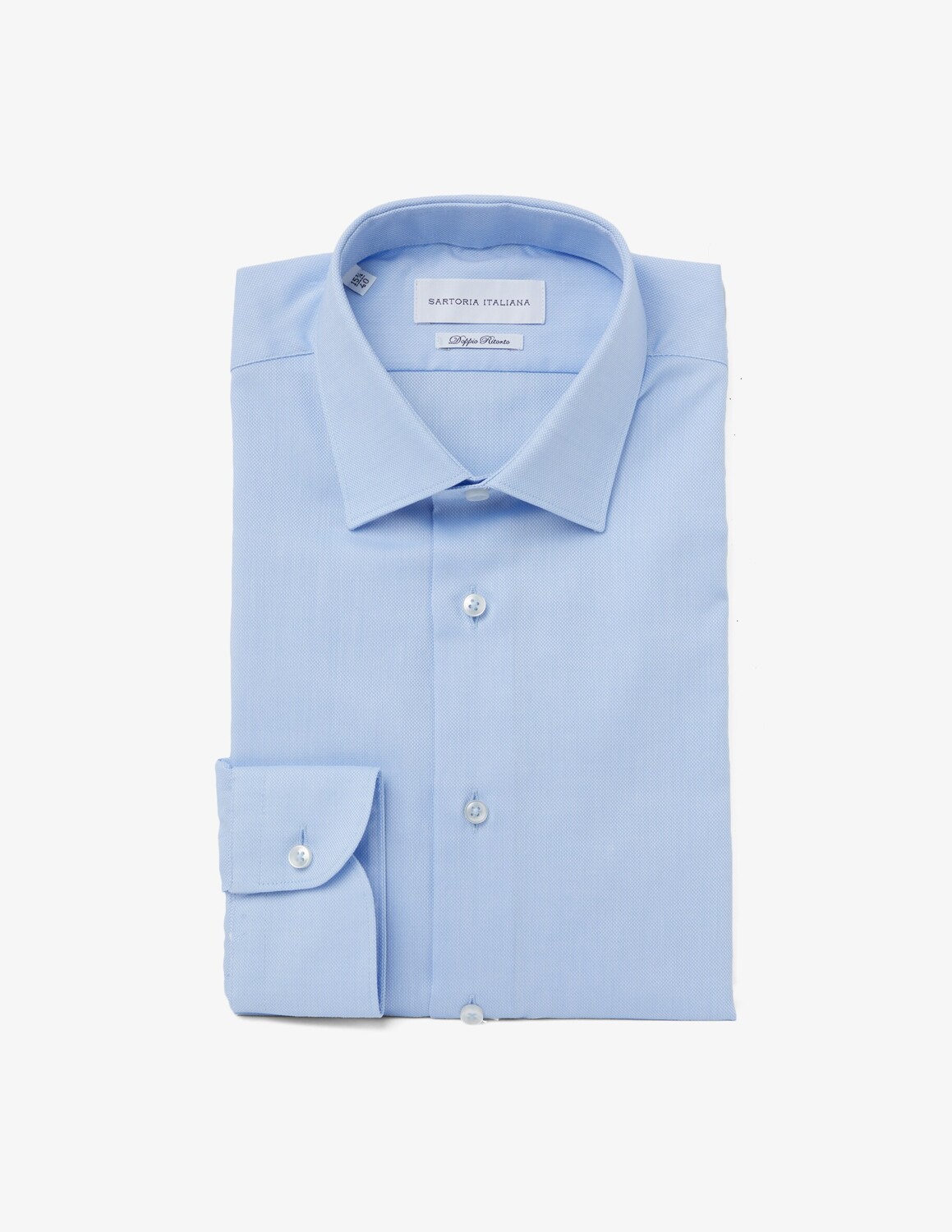 

Рубашка регулярная Sartoria Italiana, светло-синий