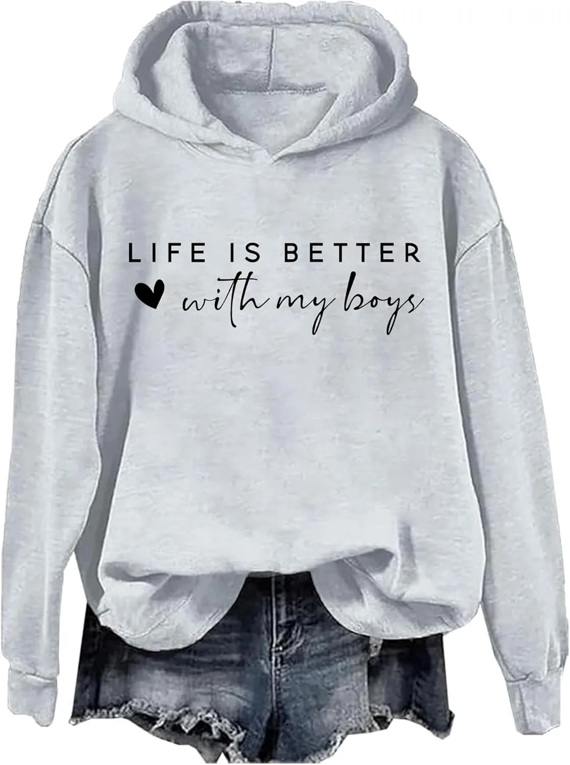 Толстовка life is better with my boys — фото 4