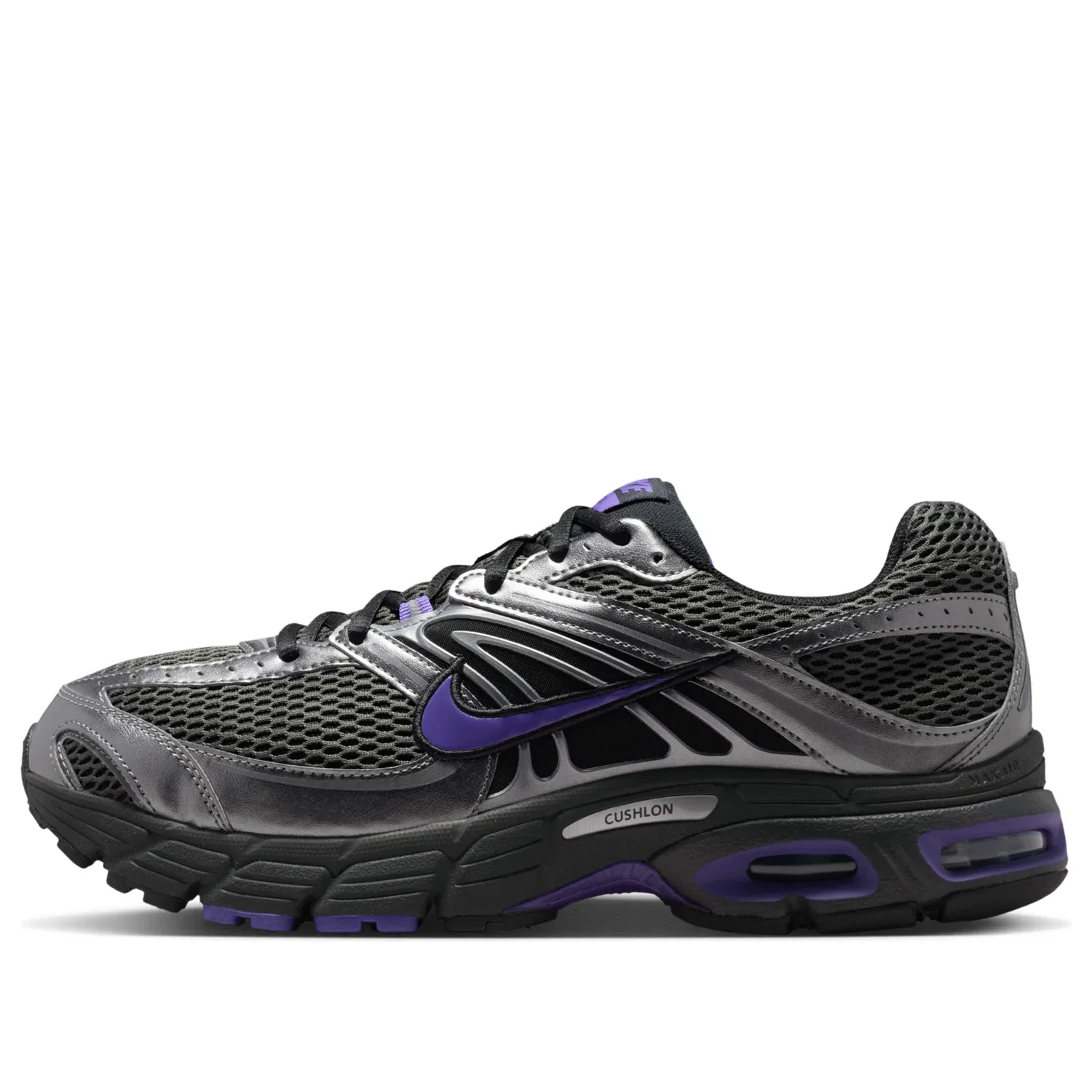 Кроссовки Nike Air Max Moto 2K 'Anthracite Black Metallic Dark Grey Wild Grape' IO9279-006, черный