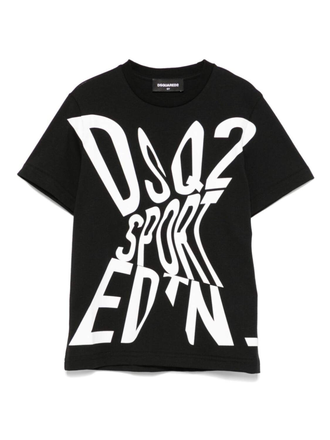 

Футболка с логотипом DSQUARED2 KIDS, черный
