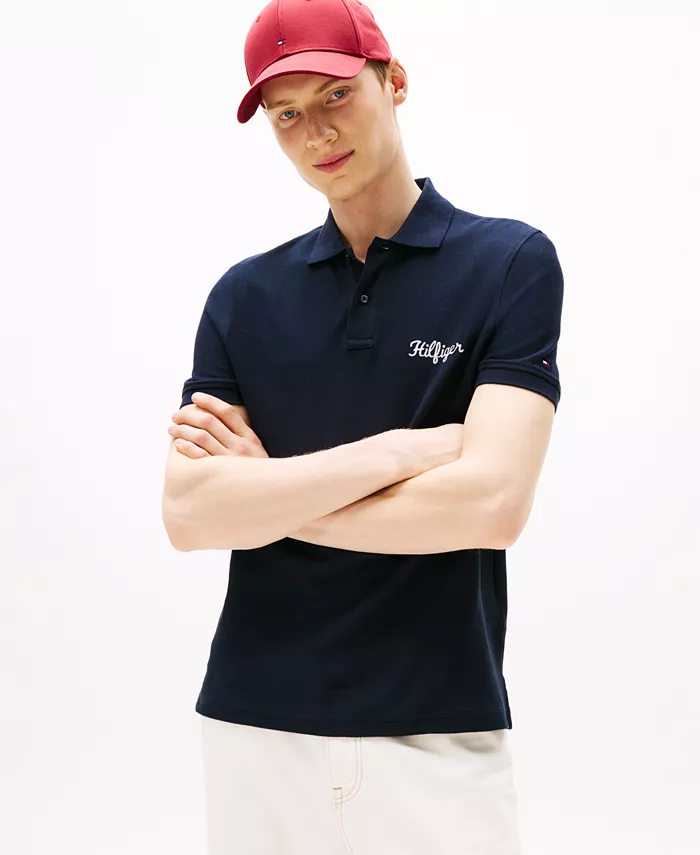 

Мужская поло Regular-Fit с логотипом Tommy Hilfiger, синий