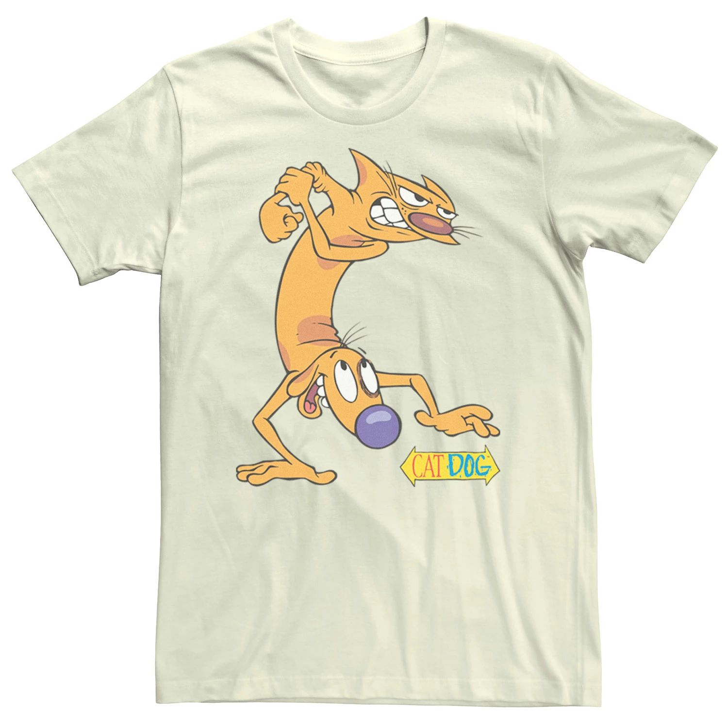 

Мужская футболка Nickelodeon CatDog Tough Guys Licensed Character