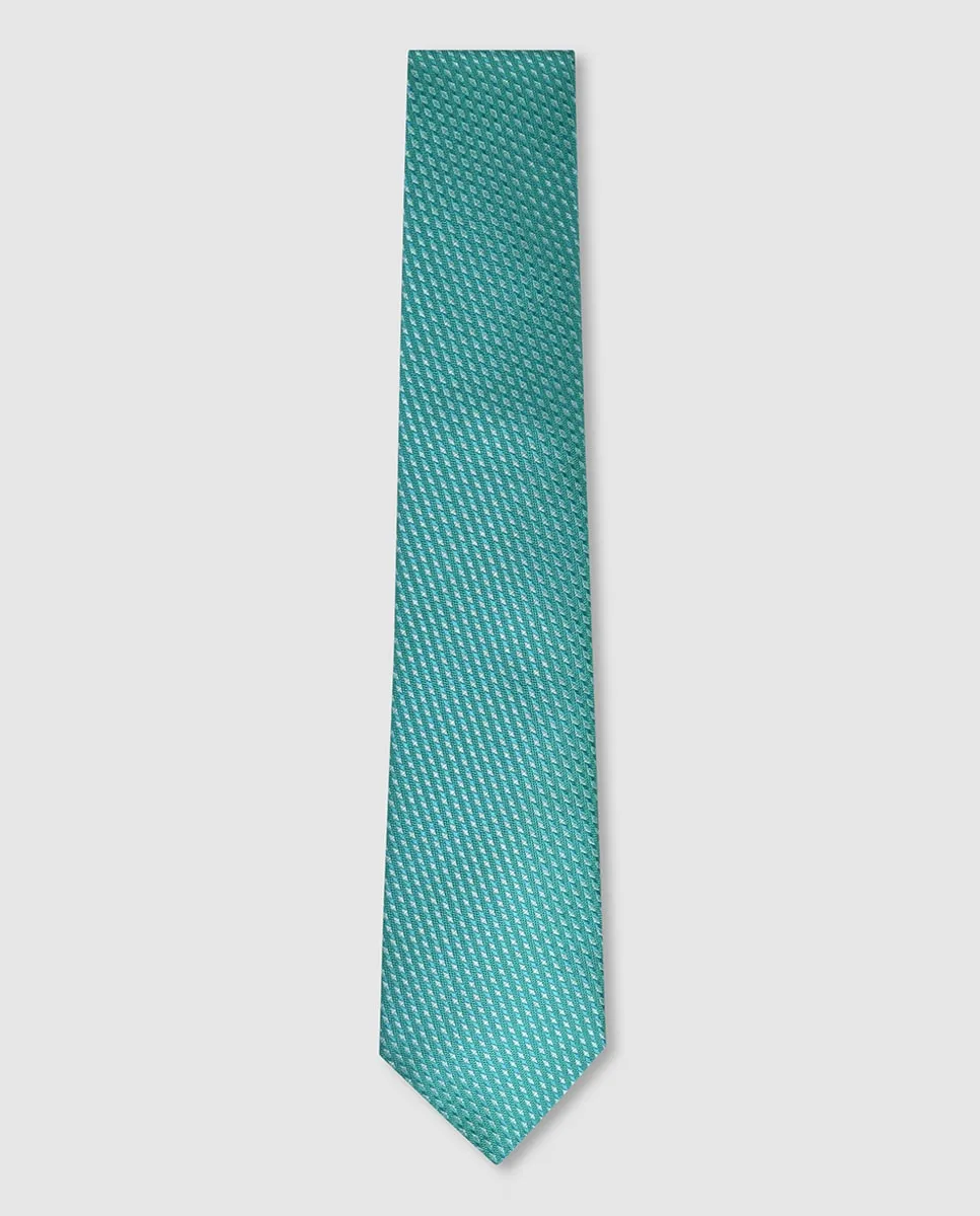 

Мужской жаккардовый шелковый галстук Olimpo, зеленый