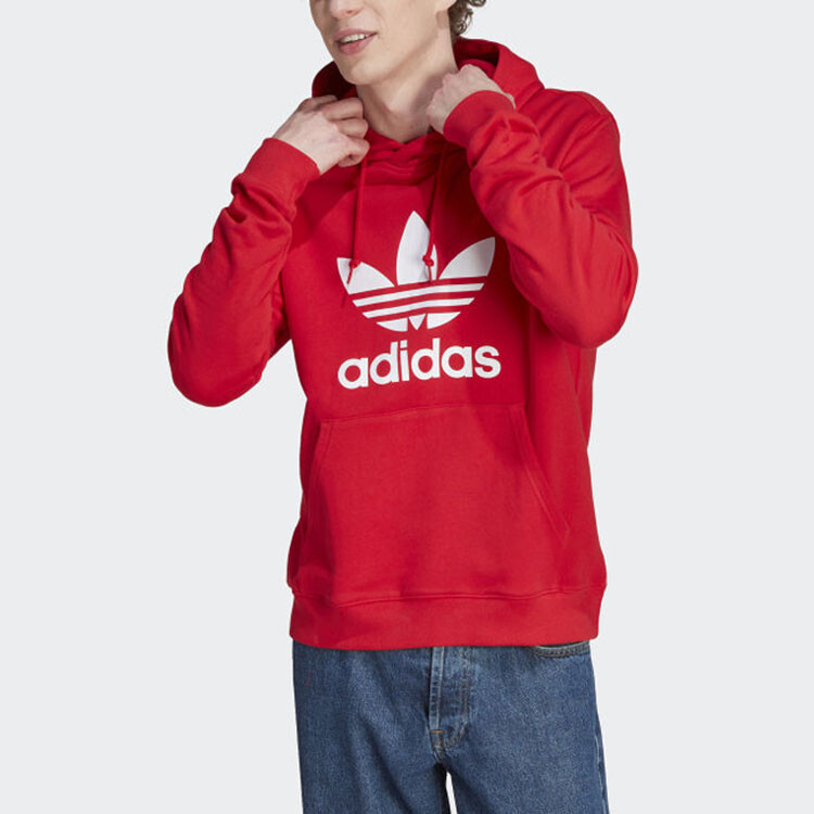 Толстовка мужская ADICOLOR красная Adidas Originals, красный — фото 2