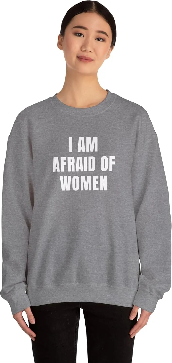 Футболка с принтом "I Am Afraid Of Women", Unisex, Heavy Blend — фото 4