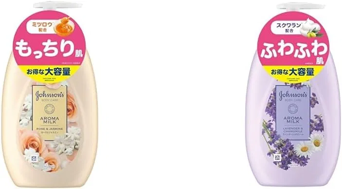Лосьон для тела Extra Care Aroma Milk Johnson & Johnson, 1000 мл, аромат розы и жасмина