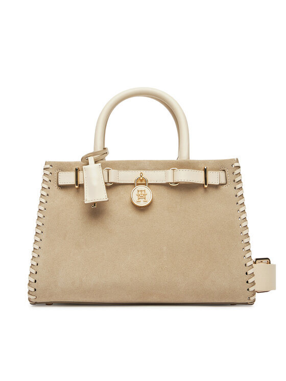 

Женская сумка American Icon Mini Tote Su AW0AW17469 Tommy Hilfiger, бежевый