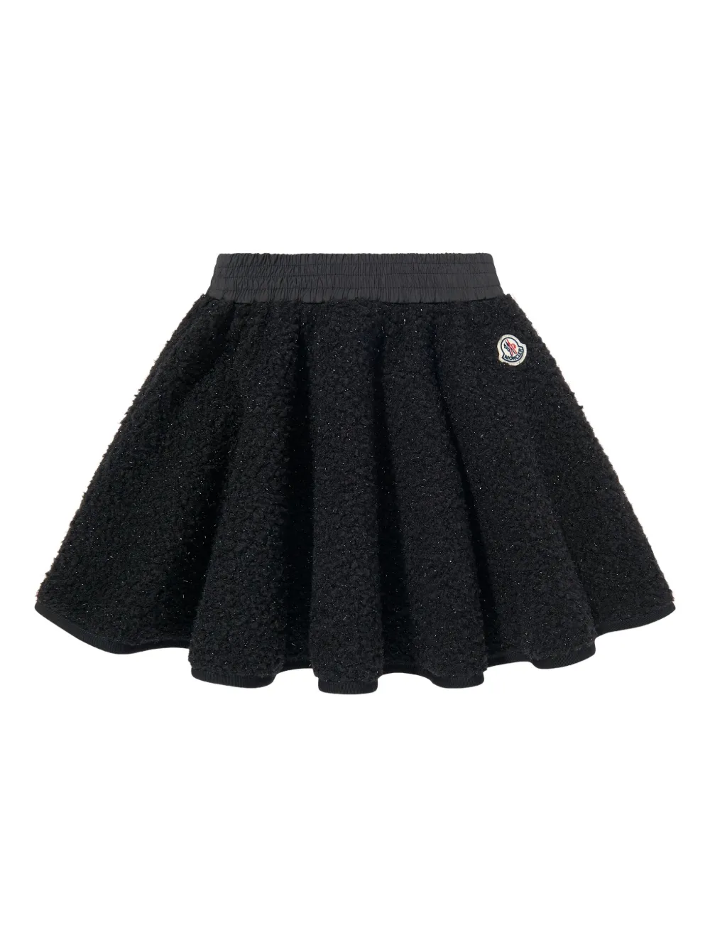 

Расклешенная юбка Moncler Enfant, черный