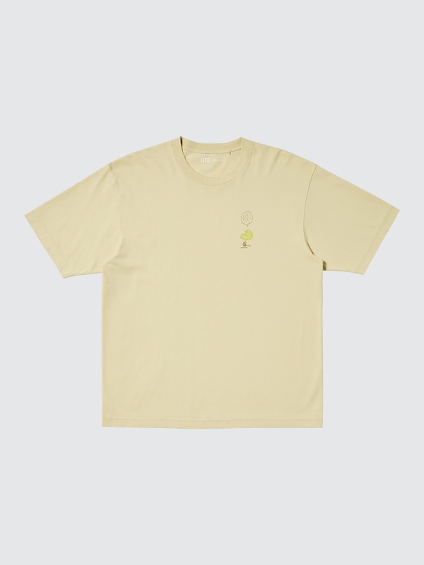 Футболка UT с графикой Peanuts Uniqlo, 41 yellow — фото 4