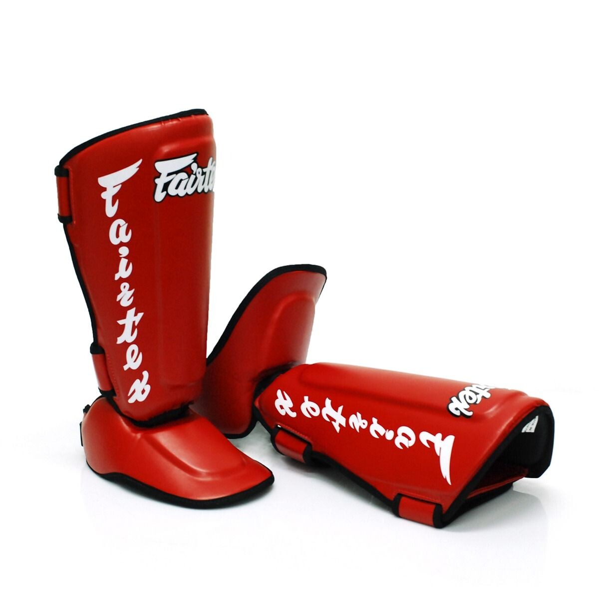 

Щитки для голени Fairtex Detachable In-Step Shin Pads (A.K.A. Twister), красный