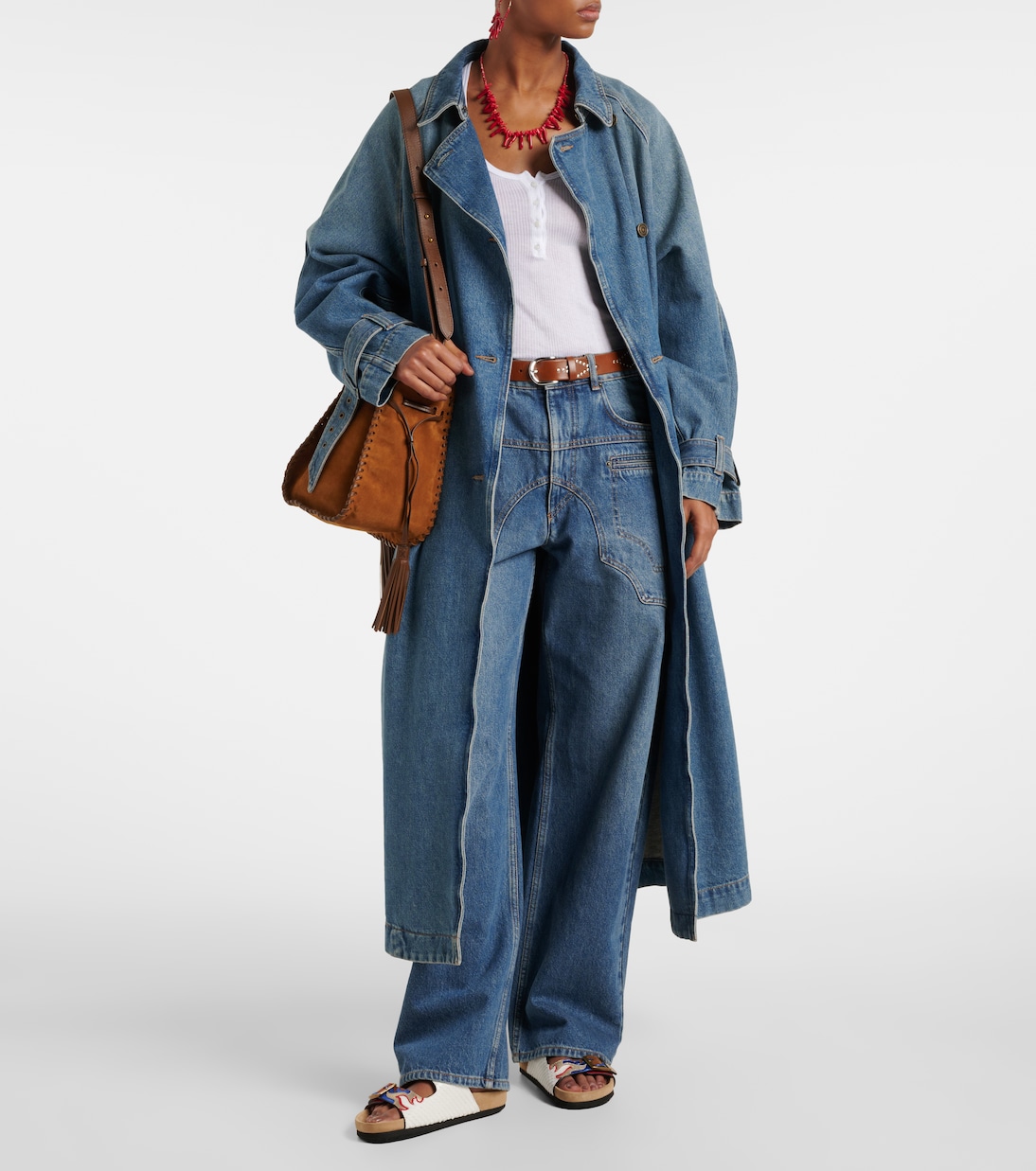 Сандалии из кожи Lelik Isabel Marant, разноцветный — фото 3