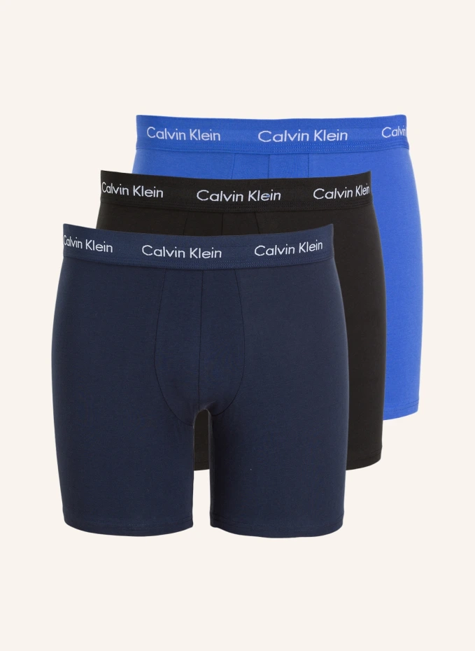 

Комплект из 3 боксёрских шорт cotton stretch Calvin Klein, черный