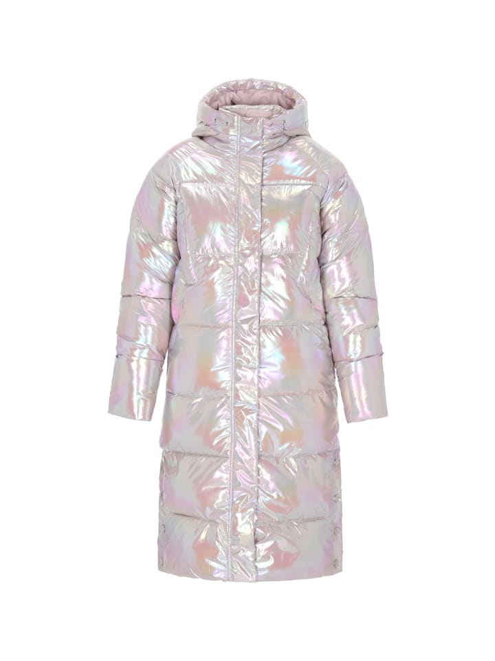 

Женское пальто в фиолетово-радужном цвете myMo