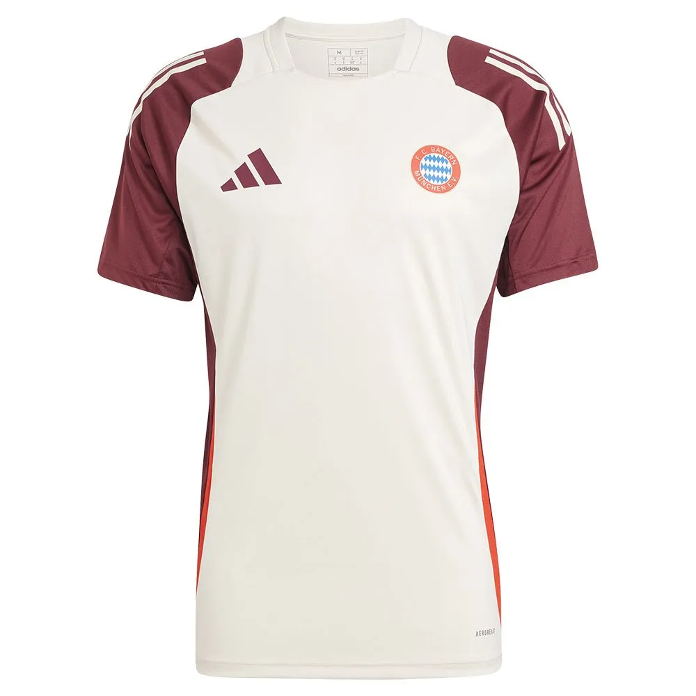 Футболка с коротким рукавом adidas FC Bayern Munich 24/25 EU training, бежевый — фото 3