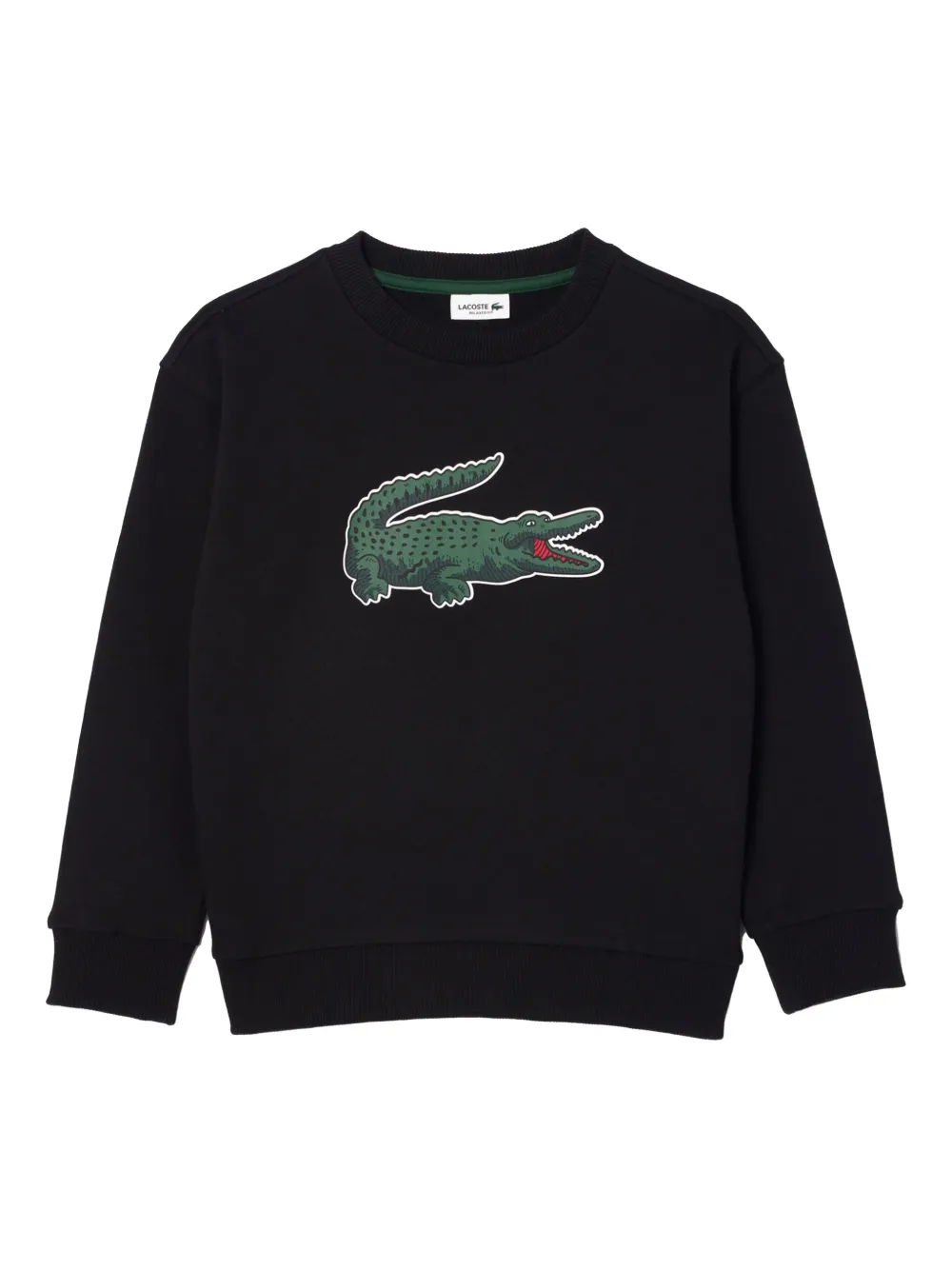 

Свитер с логотипом Lacoste Kids, черный