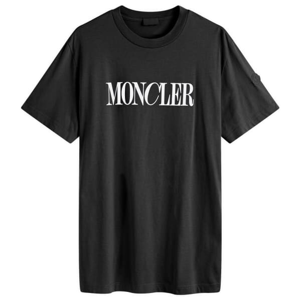 

Футболка с логотипом Moncler, черный
