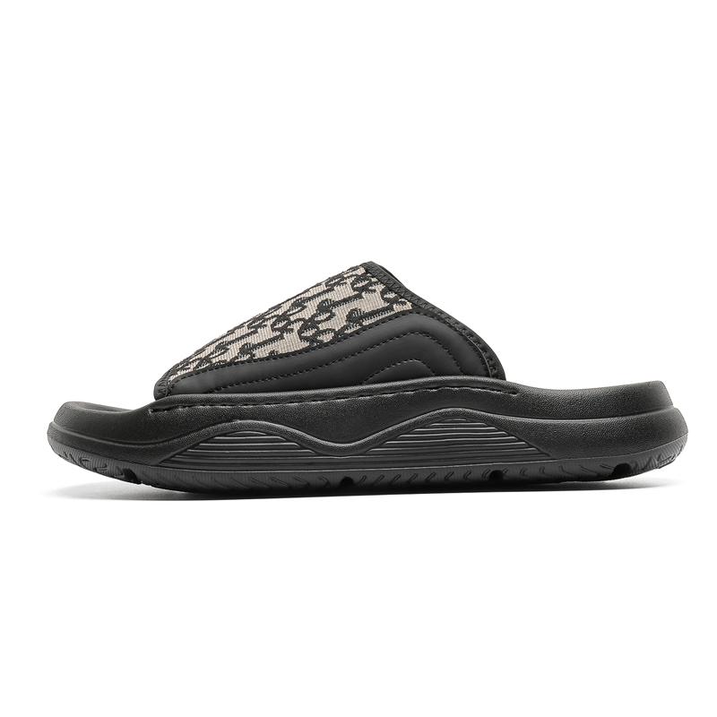 

MOMGOG Тихие тапочки-слайды с защитой от запаха, мужские, черные