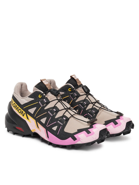 Беговые кроссовки Speedcross 6 L47980800 Salomon, бежевый — фото 2