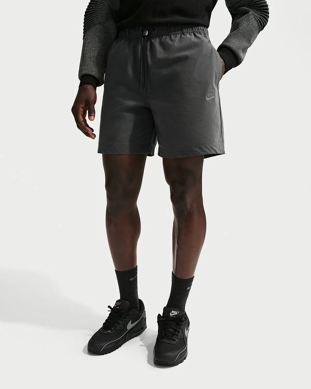 Мужские шорты Nike Tech Woven, Anthracite — фото 2