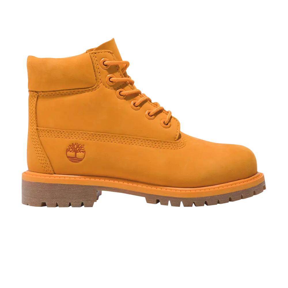 Ботинки Timberland Premium 6 Inch Junior с логотипом, оранжевый