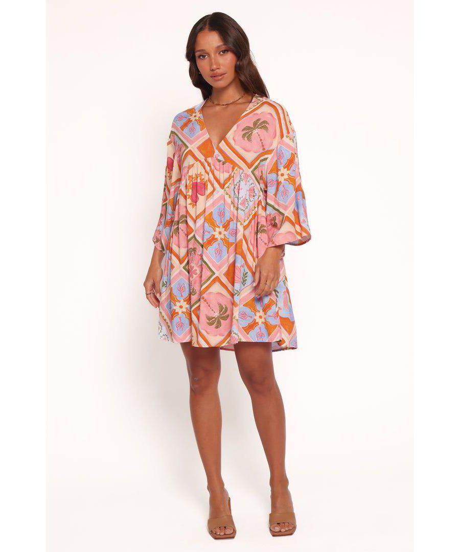 

Мини-платье Zanna - Разноцветная плитка Petal and Pup, Multi tile