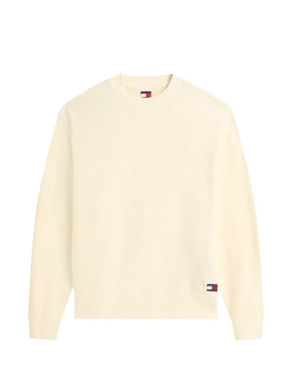 Свитер с нашивкой-логотипом Tommy Hilfiger, бежевый