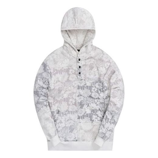 

Толстовка aster floral williams iv pullover 'dusty mauve' Kith, серый
