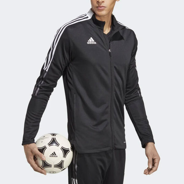 Куртка Adidas TIRO 21 Track Top 'Black', черный — фото 4