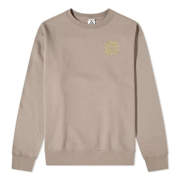 

Рубашка acg sunshine crew sweatshirt 'moon fossil' Nike, мультиколор