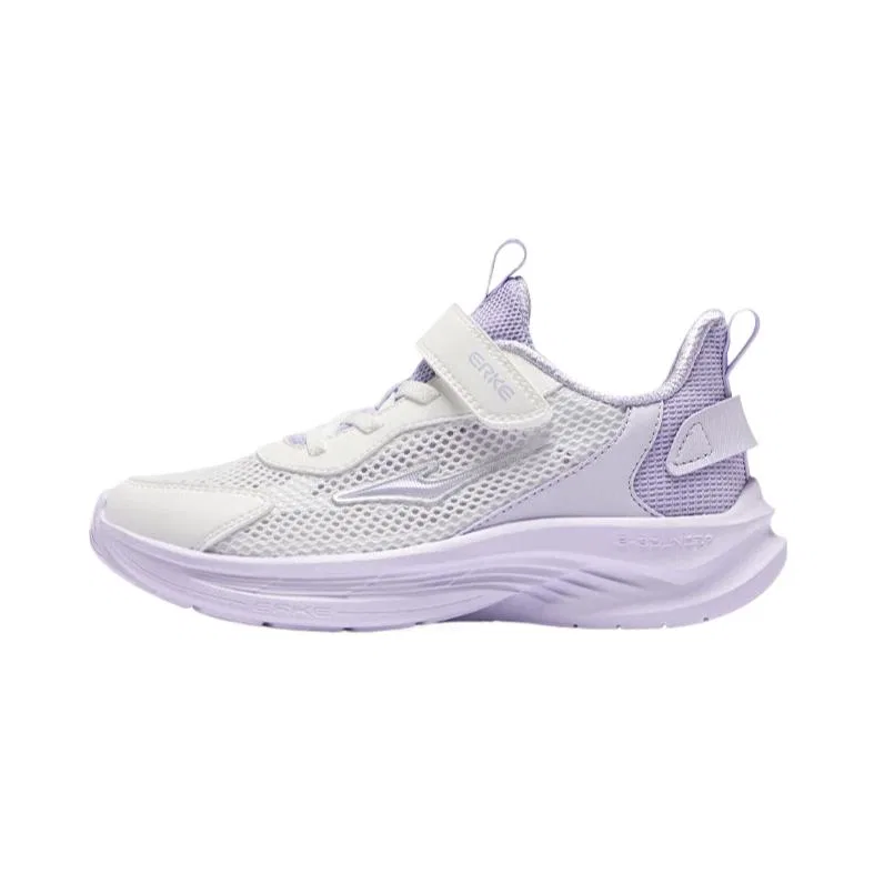 Кроссовки детские низкие Fabric Running Shoes Aromatherapy Purple Kids' ERKE KIDS, Microcrystal White Aromatherapy Purple