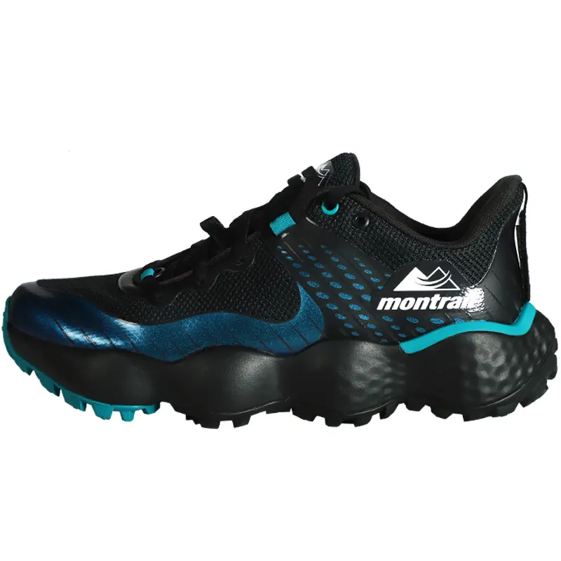 

Columbia Кроссовки для бега по пересеченной местности Montrail с низким верхом, противоскользящие, износостойкие, мужские, черно-синие