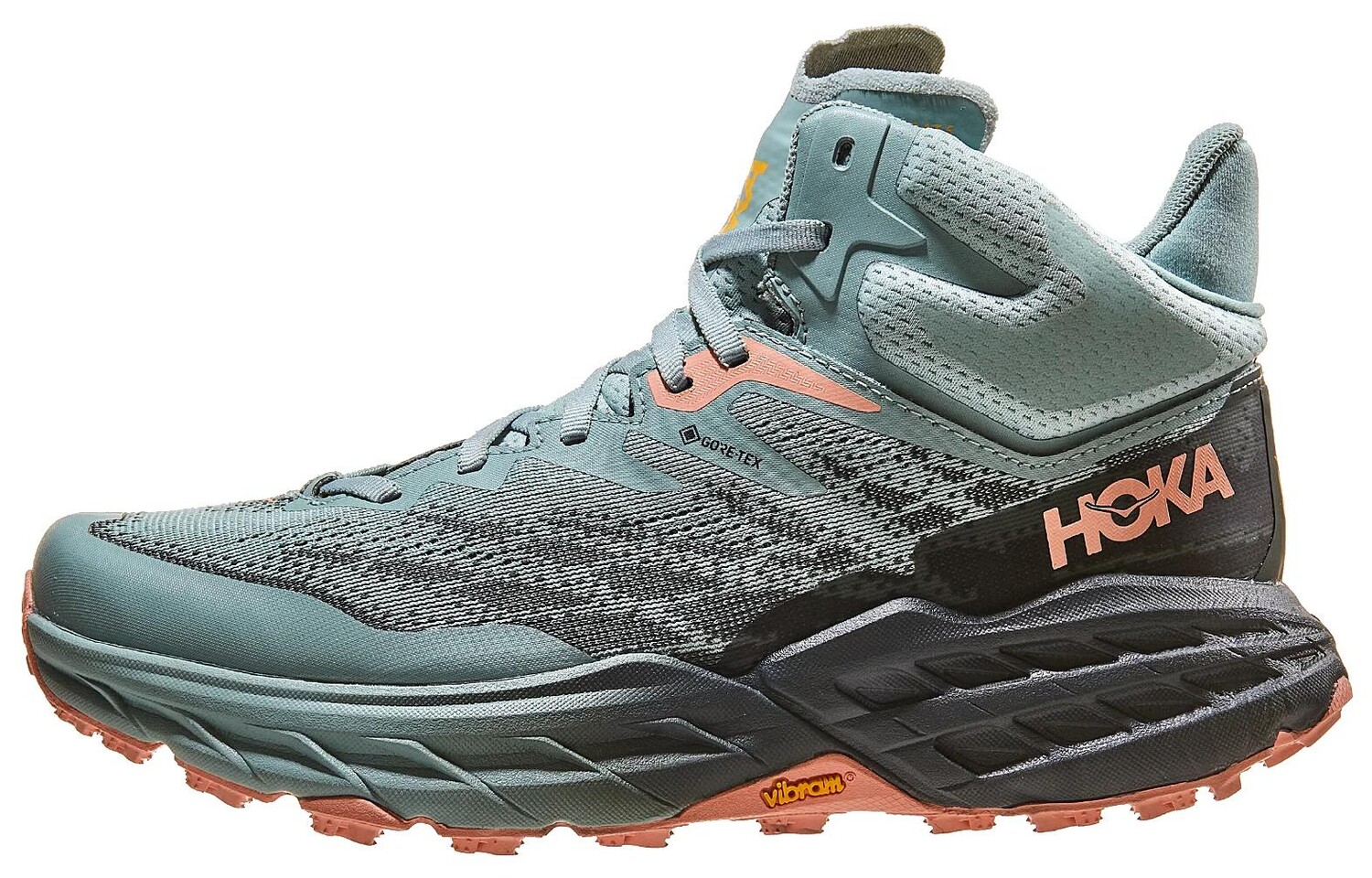 

Кроссовки Speedgoat 5 унисекс с высоким верхом зеленые Hoka One One, Зеленый, Кроссовки Speedgoat 5 унисекс с высоким верхом зеленые Hoka One One