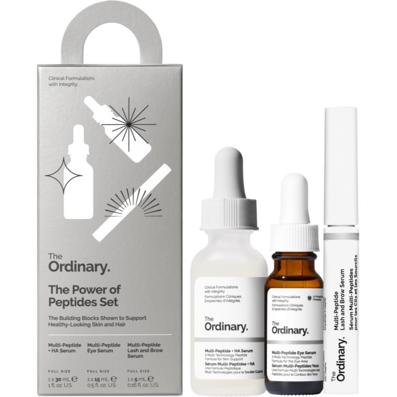 

The Ordinary The Power of Peptides, Косметический набор, 3 шт