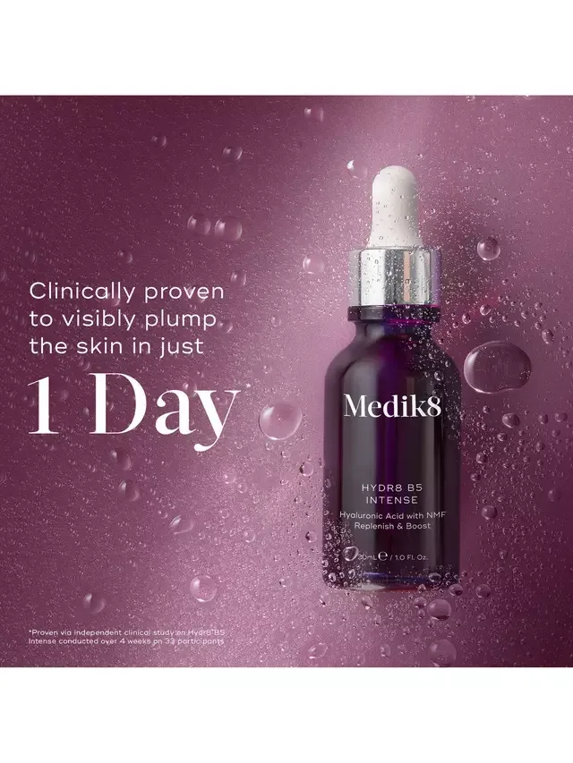 Сыворотка Medik8 — Hydr8 B5 с интенсивной гиалуроновой кислотой и NMF для восстановления и усиления эффекта, 30 мл — фото 3