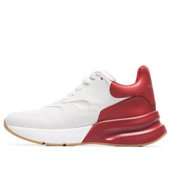 

Кроссовки oversized sneakers 'white lust red' Alexander Mcqueen, белый