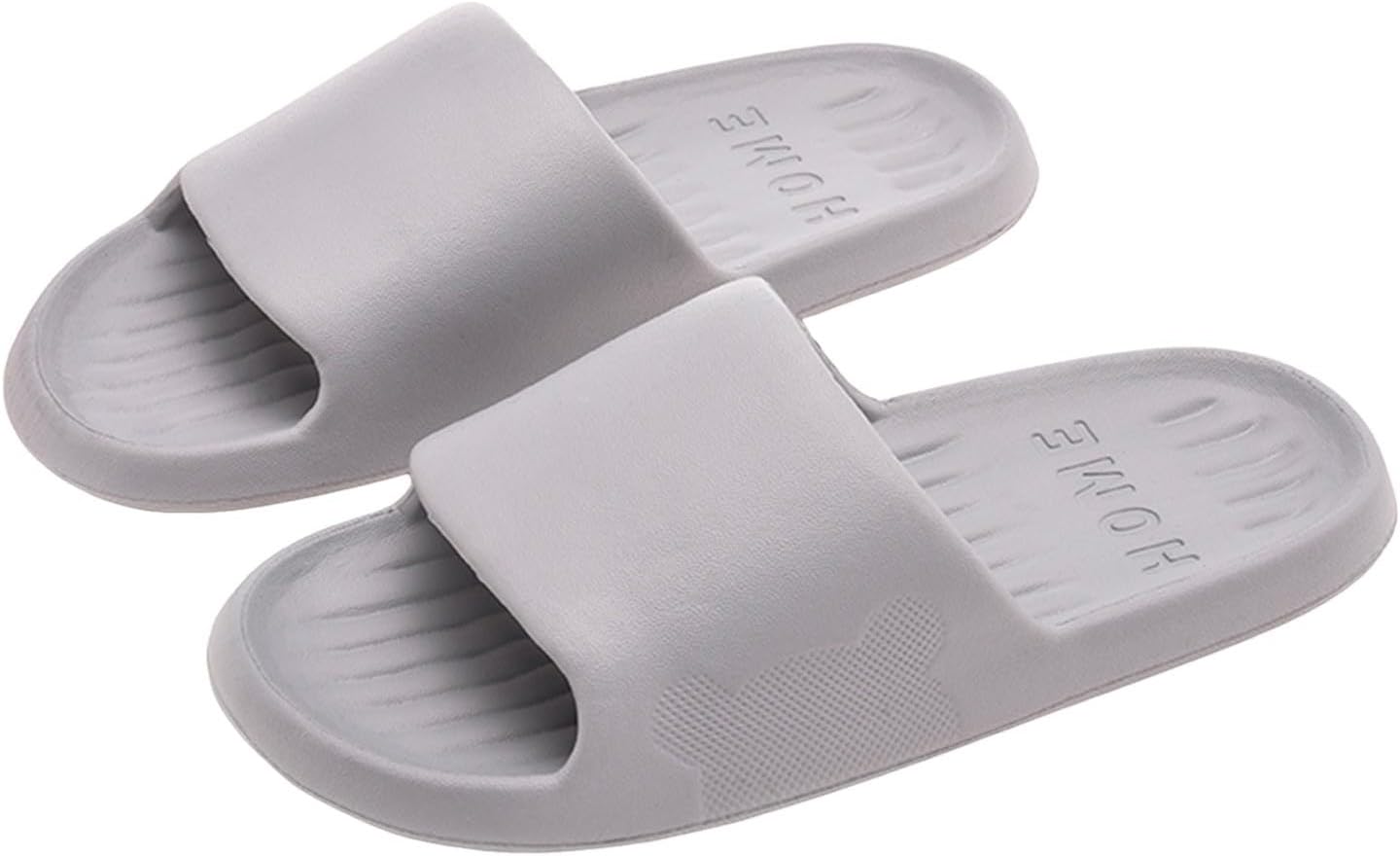 

Домашние тапочки Cloud для женщин и мужчин, удобные нескользящие тапочки для ванной, пляжные сандалии для дома и улицы Generic, серый